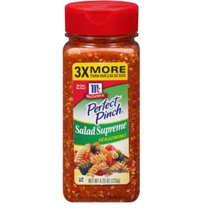 McCormick Perfect Pinch Salad Supreme Seasoning, 8.25 oz - Picture 1 of 8