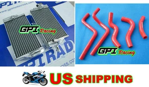 GPI Honda CR125 CR125R CR 125 04 2004 aluminium radiator + HOSE - Picture 1 of 11