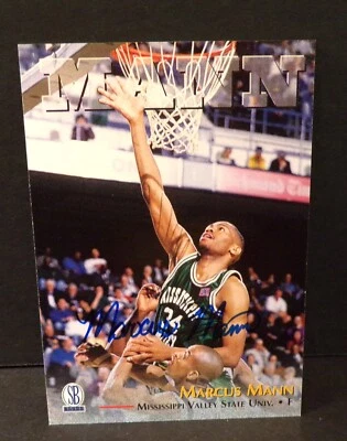 1997 Scoreboard Rookie Autograph Marcus Mann NM - Image 1 of 2
