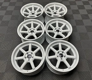 18" Strom DS-15 Alloy Wheels Gloss White 5x120 DEEP CONCAVE - Picture 1 of 9