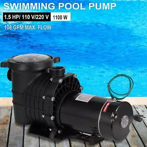 Hayward 1,5 PS Schwimmbadpumpe Motor innen/oberirdisch mit Sieb Filterkorb - Bild 1 von 12