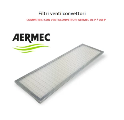 DICRON FILTRO ARIA RICAMBIO PER VENTILCONVETTORI FAN COIL AERMEC UL-P E ULI-P