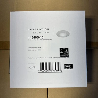 Sea Gull 14540S-15 Traverse Lyte LED Downlight - Image 1 of 3