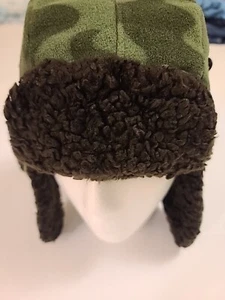 GAPKIDS Lined Camo Trapper Warm Ears/Ear Flaps Hat/Cap; Size S/M - Picture 1 of 17
