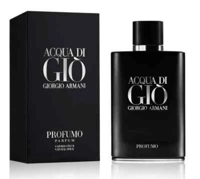 Giorgio Armani Acqua Di Gio PROFUMO 4.2 盎司香水喷雾男式全新未拆封盒 — 第 1/2 张图片