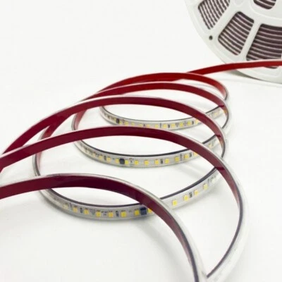 BOBINA STRICSIA LED 220V ADESIVA 2835 18WM STRIP LED DA 5MT A 100MT - Immagine 1 di 3