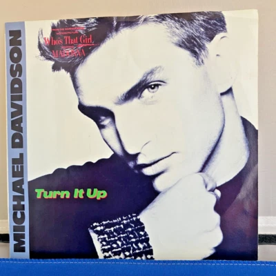 MICHAEL DAVIDSON Turn It Up VG+ Vinyl 45 Play tested EX Foto 1 de 4