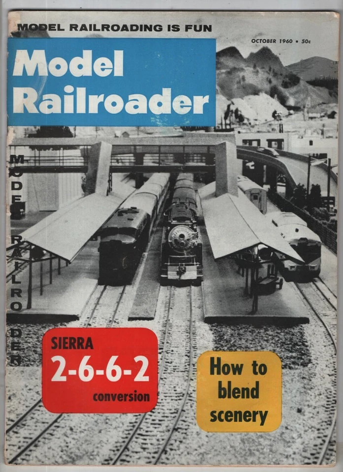 Model Railroader Mag Sierra 2-6-62 Conversion October 1960 041122RNON - Image 1 of 1