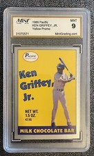 1989 Pacific Milk Chocolate Bar Promos Ken Griffey Jr (Yellow) Rookie RC HOF