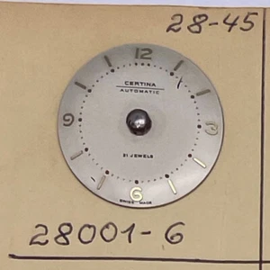 CERTINA ZIFFERBLATT DIAL FÜR 28001-6 VINTAGE RARITÄT - Bild 1 von 1