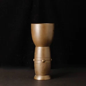 Superb Bronze Vase by one of the leading metal artists of the 20th c Japan ZJ16 - Picture 1 of 13