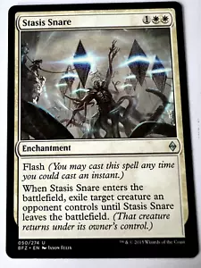 MTG MagicThe Gathering Battle for Zendikar Stasis Snare Uncommon LP - Picture 1 of 2