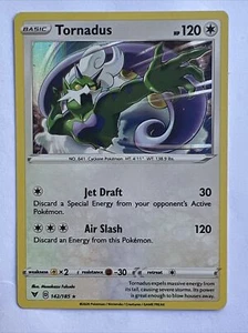 Tornadus 142/185 Holo Rare Vivid Voltage Pokemon Card NM - Picture 1 of 2
