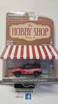 Greenlight Hobby Shop 2021 Ford Bronco Sport & Backpacker Chase (NG70) - Immagine 1 di 4