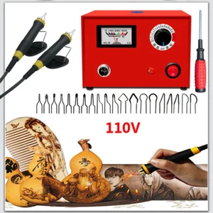 Multifunction Crafts Laser Wood Burning Pen Tool Pyrography Machine Set Kit - Picture 1 of 8