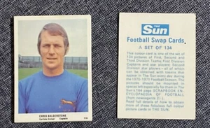 The Sun Football Swap Karten 1970-71 Chris Balderstone, Carlisle United - Bild 1 von 1