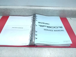 Suzuki 600 RF RF600-R RF600R OEM Service Manual w/Binder 1993 - Imagen 1 de 4