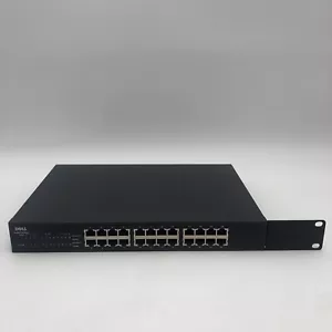 Dell PowerConnect 2224 24-Port network switch POWER TESTED READ B - Picture 1 of 11