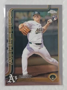 2025 Topps Chrome Brady Basso RC #205 Oakland Athletics - Picture 1 of 2