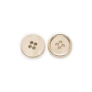 10 PCS Metal Buttons Suit Shirts Coats Sewing Round Retro 4-Hole Buttons for ... - Picture 1 of 4