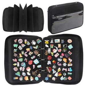 Emaille Pin Display Seiten Pin Tragetasche, Pins Sammlung Aufbewahrung Organizer... - Bild 1 von 7