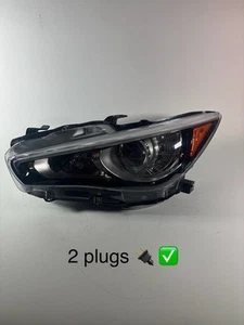 US Infiniti Q50 LED Left Headlight 2014 2015 2016 2017 260104HB0B - Foto 1 di 14