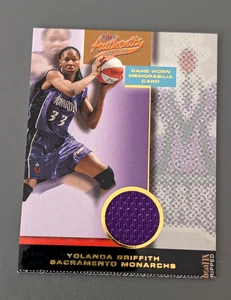 2002 FLEER AUTHENTIX YOLANDA GRIFFITH MEMORABILIA CARD RIPPED - Picture 1 of 1