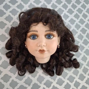 Noelle By Jane Zidjunas Porcelain Doll Head Parts Repair Makes 18" Doll - Picture 1 of 11