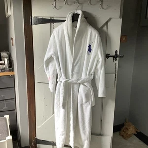 Ralph Lauren Men's White Heavy Bath Robe M white - Picture 1 of 7