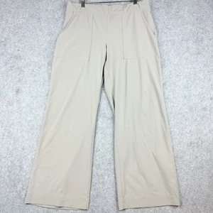 Athleta Women's Chelsea Wide Leg Pant Light Asphalt Light Trousers Sz 12P Petite - Picture 1 of 13