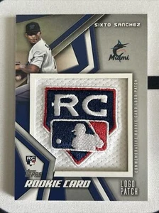 Parche de tarjeta de novato Topps Serie 2 2021 Sixto Sanchez Miami Marlins - Imagen 1 de 2