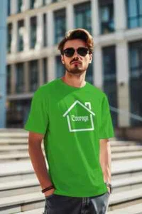 Isibindi House of Courage Graphic Tee Green Bella & Canvas T-Shirt Shirt Youth - Bild 1 von 3
