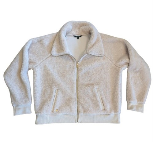 OFF WHITE Giacca Bomber Polo Ralph Lauren Off White Avorio Sherpa Full Zip XX Large 2X