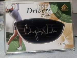 2013 UD SP Game-Used Cheyenne Woods #ID-CW Inked Driver AUTO #d 17/25 - Bild 1 von 4