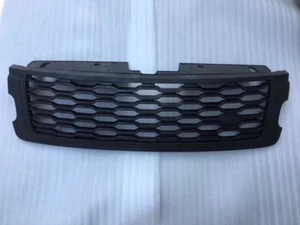 ABS Glossy Black Front Grill Grille Cover For Range Rover Vogue L405 2018-2021 - Picture 1 of 4