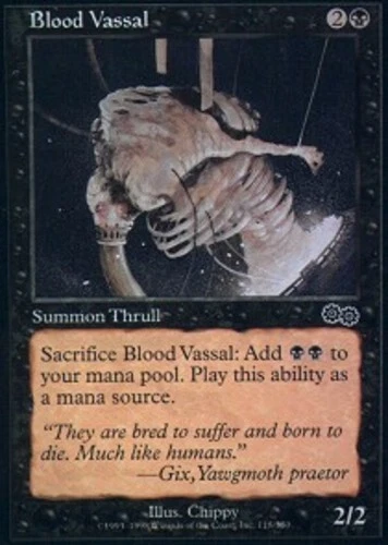 Blood Vassal ~ Damaged Urza's Saga MTG Magic UltimateMTG Black Card - Image 1 of 1