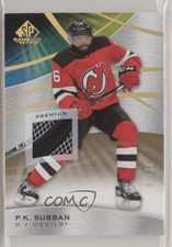 2019 Upper Deck SP Game Used Gold Spectrum Premium Materials /25 PK Subban #34