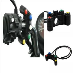 22mm Universal Motorcycle Race Bike Handlebar Switches Assembly 5 Button Array - Picture 1 of 9