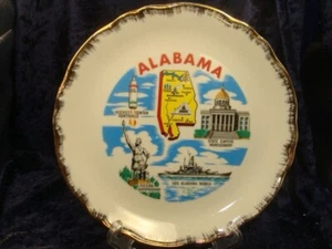 ALABAMA~CENTRO DE COHETES~CAPITOLIO~USS ALABAMA MOBILE~ANNISTON~DOTHAN~PLACA~8”d~ En muy buena condición~ - Imagen 1 de 6