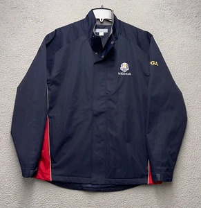 Ryder Cup Jacket Men Large Blue Medinah 2012 PGA Golf Cutter Buck Full Zip Lined - Picture 1 of 10