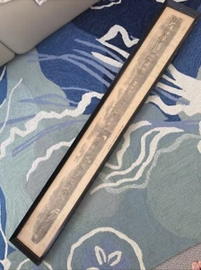 Antigua litografía de una yarda enmarcada en madera de 1898 de la ciudad de Nueva York de 1798. - Imagen 1 de 16