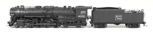 Broadway Limited HO 7883 Boston & Maine 2-8-4 Berkshire, T1a #4016, 4-axle Tende - Picture 1 of 2