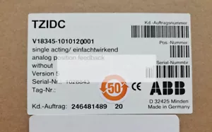 Posicionador de valor ABB V18345-1010120001 1 PIEZA NUEVO V183451010120001 - Imagen 1 de 1