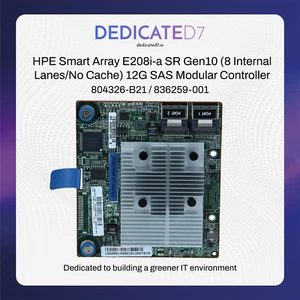 Controlador modular HPE Smart E208i-a SR Gen10 12G SAS 804326-B21 836259-001 - Imagen 1 de 3