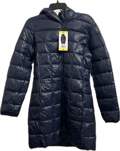 Adventure Ladies 3/4 Puffer Jacket. Size Small, Color Navy. Zippered Pockets. - Picture 1 of 7