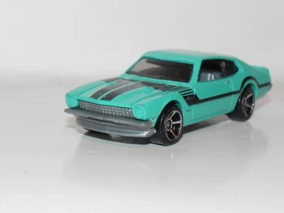 HOT WHEELS ~ '71 Maverick Grabber Teal Blue -  Loose 1/64 -  Free Ship! - Image 1 of 4