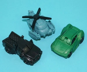 TRANSFORMERS TLK TINY TURBO CHANGERS CROSSHAIRS DECEPTICON IRONHIDE BLACKOUT ... - Picture 1 of 3