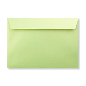 162 x 229 Lime Green C5 Pearlescent Envelope | Peel/Seal | 120gsm Straight Flap - Picture 1 of 3