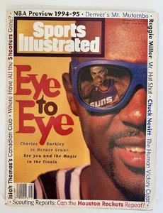 VINTAGE NEWSSTAND Sports Illustrated 1994-95 NBA Preview Grant Barkley EX ๐ฅ๐ - Picture 1 of 2