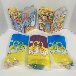 Vintage DINOSAURS Happy Meal Box & Toys TV Show Fran Baby Sinclair Dino Motion - Picture 1 of 5